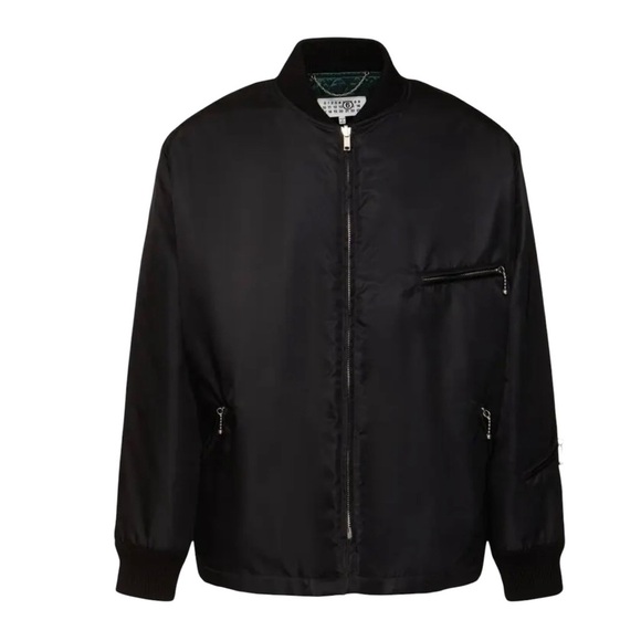 MAISON MARGIELA Reversible Padded Tech Zip Jacke Black size Men 50 W 46 - Picture 1 of 13
